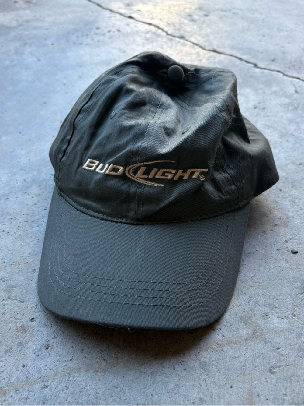 Bud Light Black Logo Baseball Cap - Men